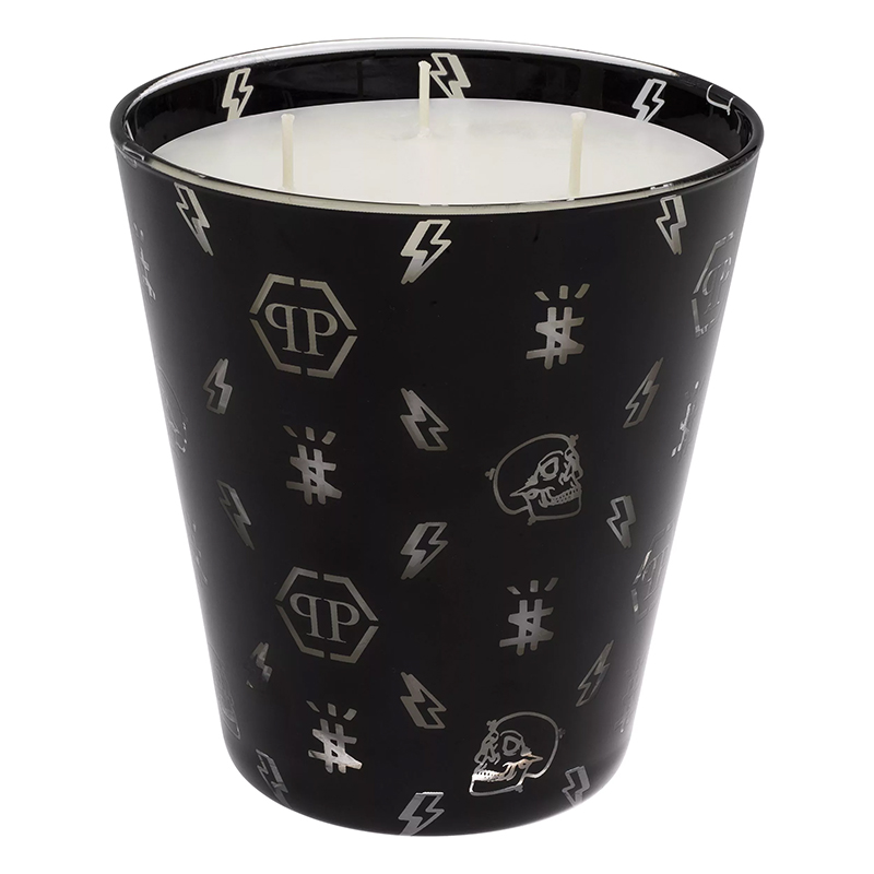 Свеча Philipp Plein Candle Monogram M Черный Белый Свеча Philipp Plein Candle Monogram M Черный Белый в Липецке | Loft Concept