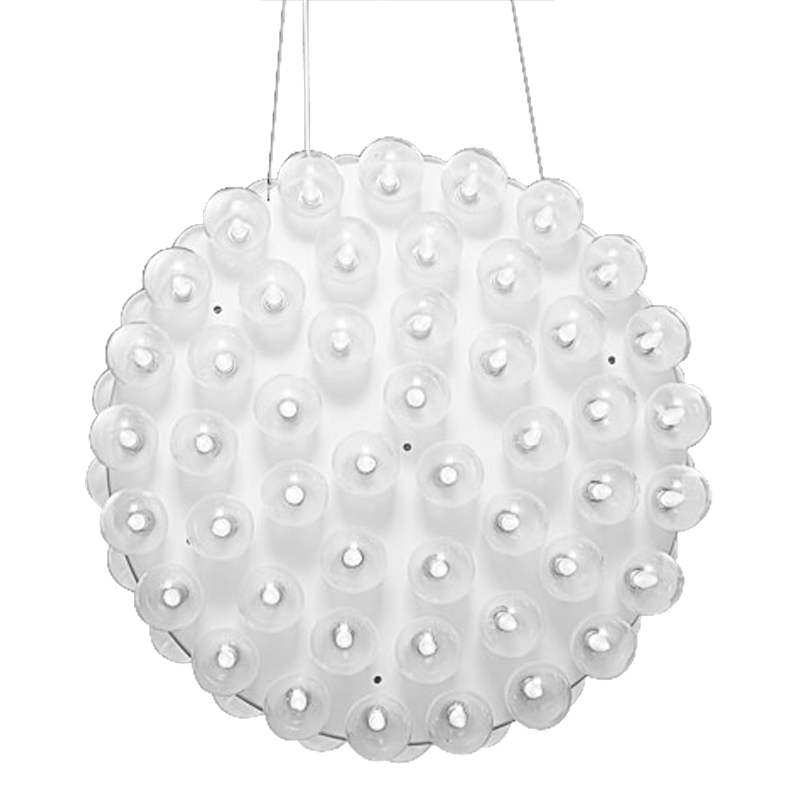 Люстра Gabrielle Circle Chandeliers Белый Прозрачный Люстра Gabrielle Circle Chandeliers Белый Прозрачный в Липецке | Loft Concept