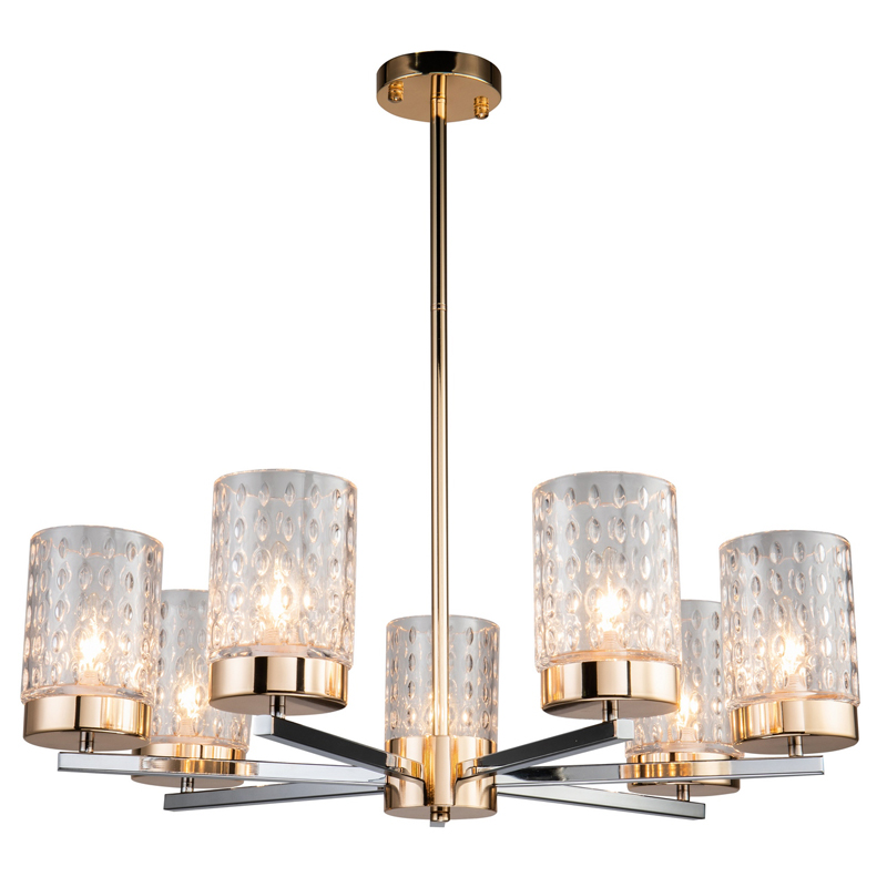 Люстра Didian Chandelier 80 Глянцевое золото Хром Прозрачный Люстра Didian Chandelier 80 Глянцевое золото Хром Прозрачный в Липецке | Loft Concept