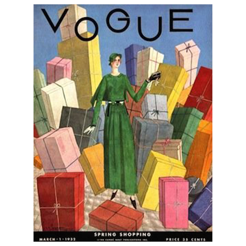 Постер Vogue Cover 1932 March Постер Vogue Cover 1932 March в Липецке | Loft Concept