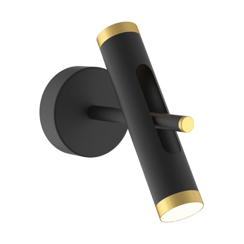Бра Rainer Sconce black Черный Золотой Бра Rainer Sconce black Черный Золотой в Липецке | Loft Concept