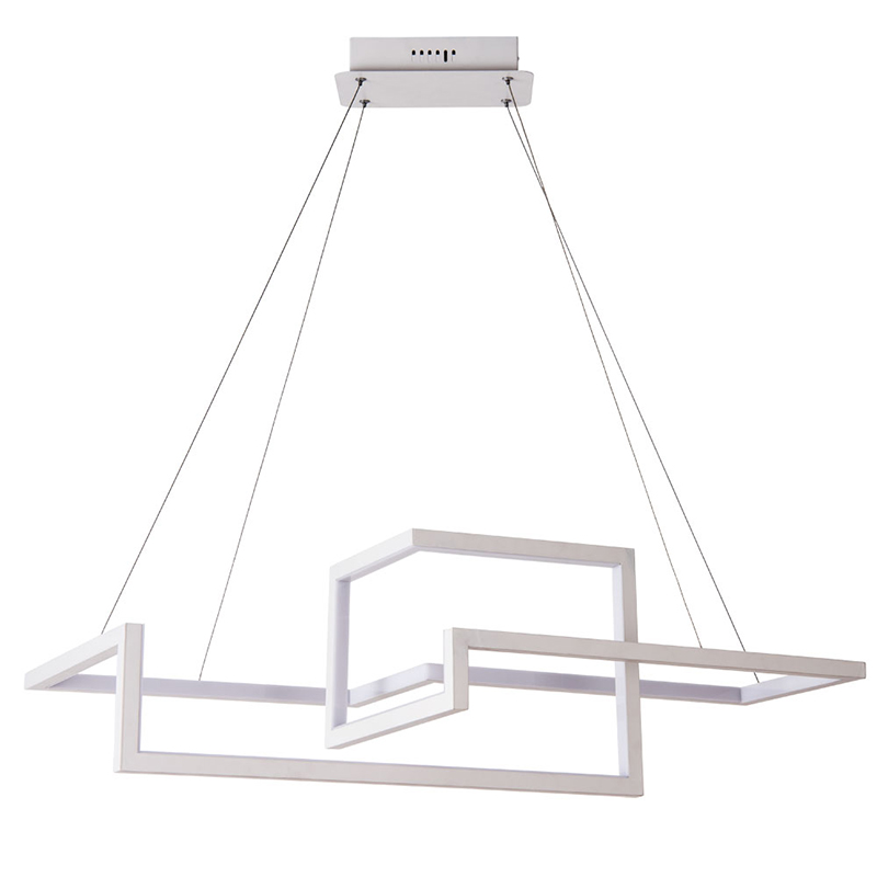 Люстра Esther Geometric White Chandelier II Белый Люстра Esther Geometric White Chandelier II Белый в Липецке | Loft Concept