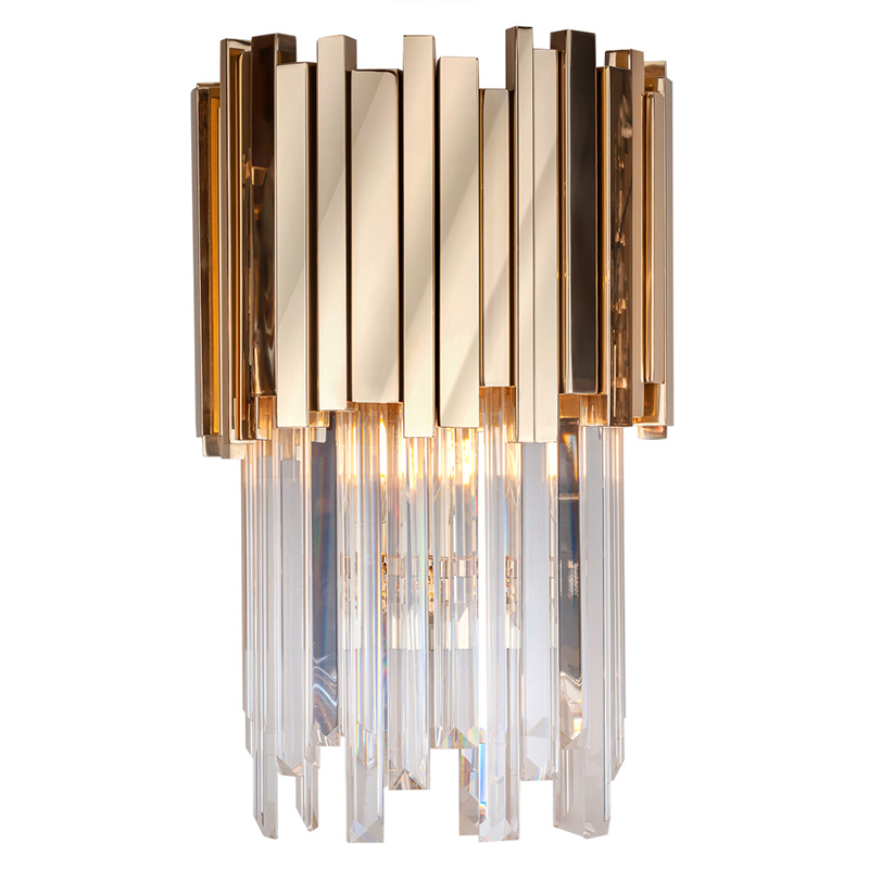 Бра Luxxu Modern Cascade Wall Lamp Gold 40 Золотой Прозрачное Стекло Бра Luxxu Modern Cascade Wall Lamp Gold 40 Золотой Прозрачное Стекло в Липецке | Loft Concept