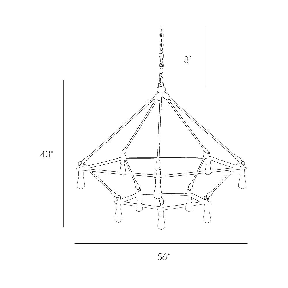 Люстра Arteriors MCINTYRE TWO TIERED CHANDELIER Люстра Arteriors MCINTYRE TWO TIERED CHANDELIER в Липецке