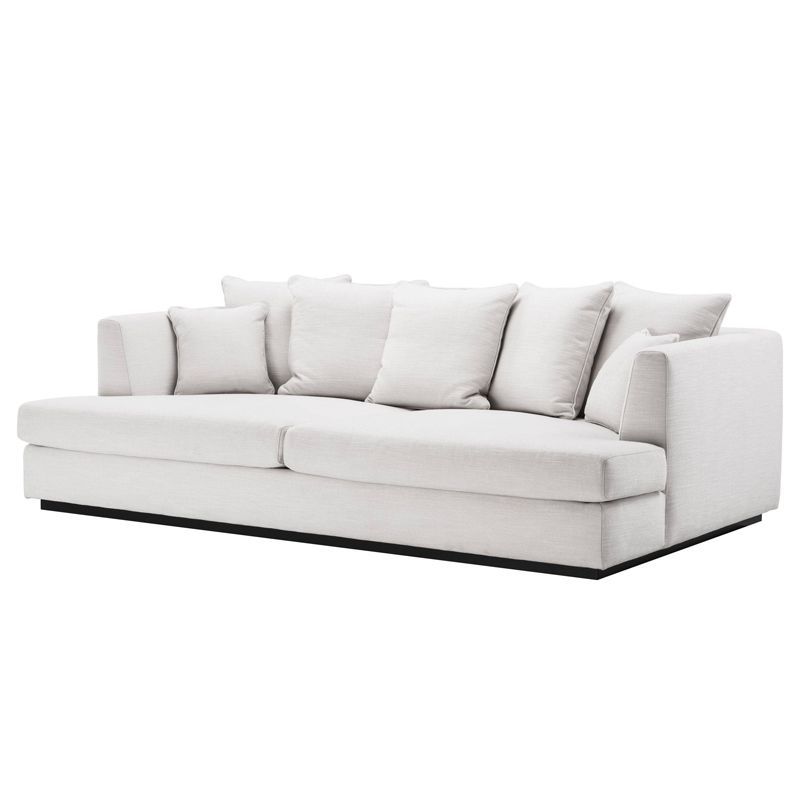Диван Eichholtz Sofa Taylor Lounge Белый Черный Диван Eichholtz Sofa Taylor Lounge Белый Черный в Липецке | Loft Concept