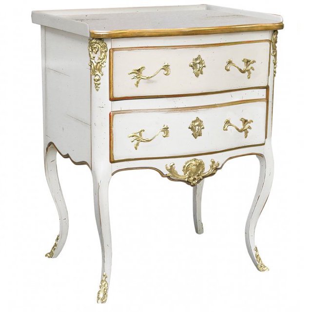Комод L.XV CHEST OF DRAWERS White Бронза Белый Комод L.XV CHEST OF DRAWERS White Бронза Белый в Липецке | Loft Concept