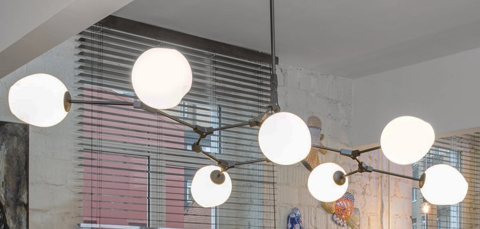 Люстра Сrumpled Bubble White Glass Люстра Сrumpled Bubble White Glass - Loft-Concept в Липецке
