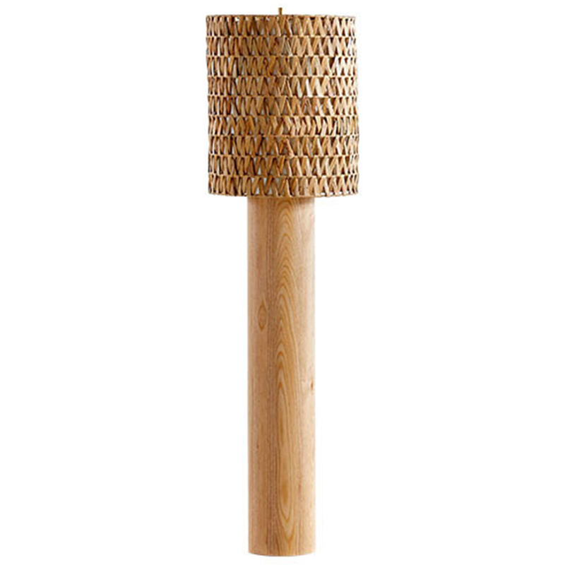 Торшер Wicker Furniture Tenny Floor Lamp Древесина Торшер Wicker Furniture Tenny Floor Lamp Древесина в Липецке | Loft Concept