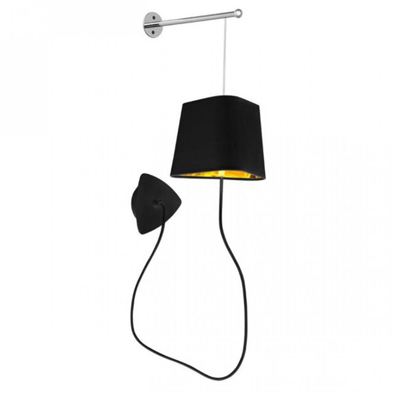 Бра Designheure Lighting Black Wall Lamp Золотой Черный Бра Designheure Lighting Black Wall Lamp Золотой Черный в Липецке | Loft Concept