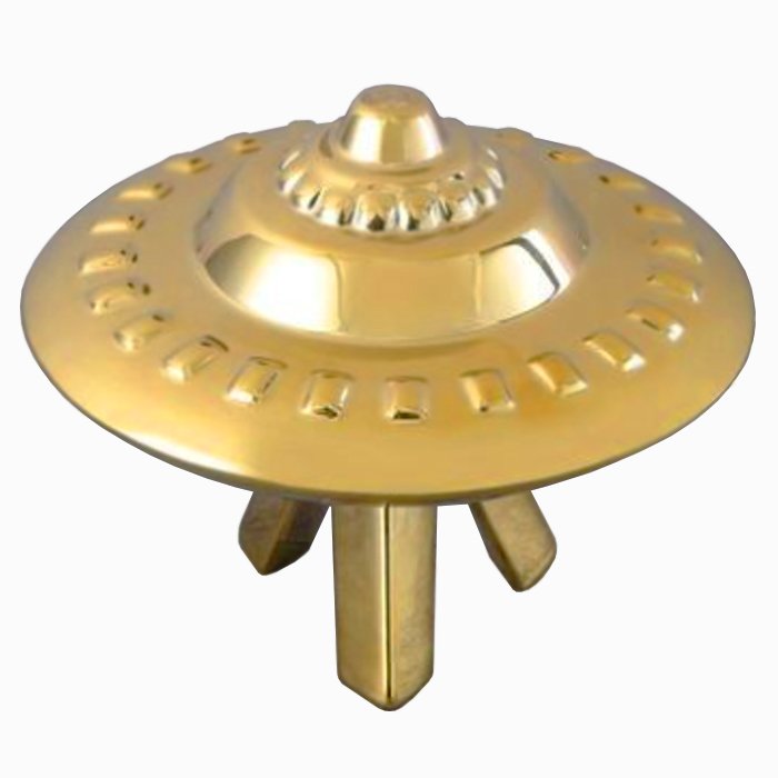 Керамическая статуэтка Flying Saucer Золотой в Липецке | Loft Concept 