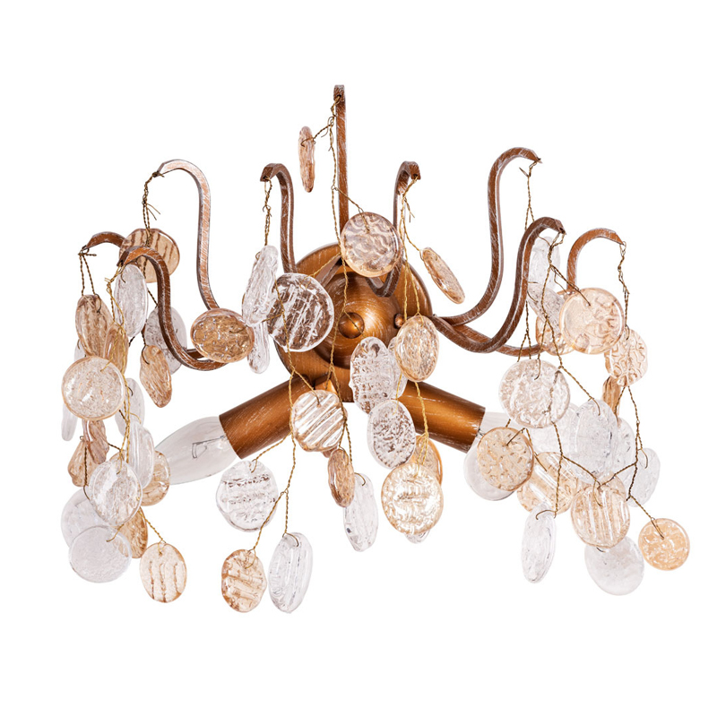 Бра FAIRYTREE Wall Lamp Amber Бронза Янтарный Прозрачное Стекло Бра FAIRYTREE Wall Lamp Amber Бронза Янтарный Прозрачное Стекло в Липецке | Loft Concept