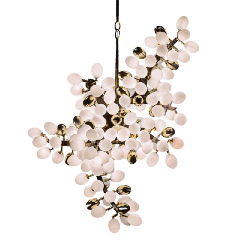 Люстра дизайнерска Valiant Chandelier Vertical Barlas Baylar Бронза Белый Люстра дизайнерска Valiant Chandelier Vertical Barlas Baylar Бронза Белый в Липецке | Loft Concept