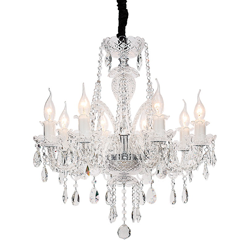 Люстра Markel Chandelier 57 Хром Прозрачный Люстра Markel Chandelier 57 Хром Прозрачный в Липецке | Loft Concept