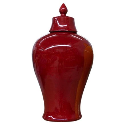 Ваза с крышкой Red Water-glass Красный Ваза с крышкой Red Water-glass Красный в Липецке | Loft Concept