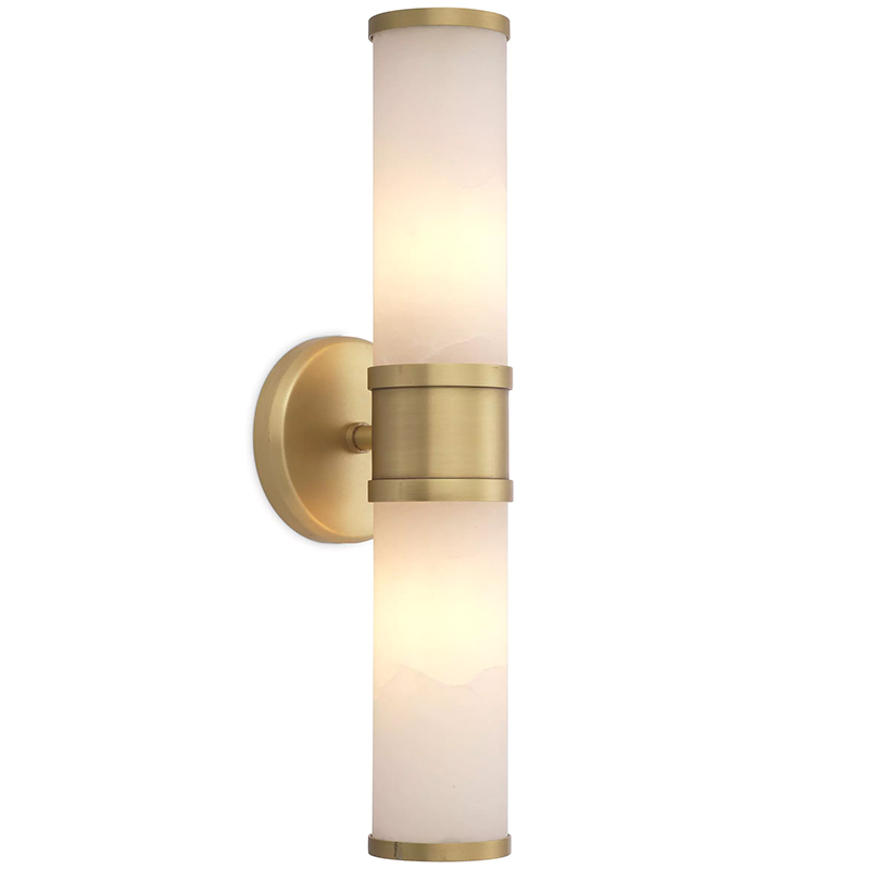 Бра Eichholtz Wall Lamp Claridges Double Латунь Бежевый Бра Eichholtz Wall Lamp Claridges Double Латунь Бежевый в Липецке | Loft Concept