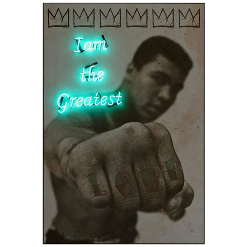 Неоновый постер Muhammad Ali Мульти Неоновый постер Muhammad Ali Мульти в Липецке | Loft Concept
