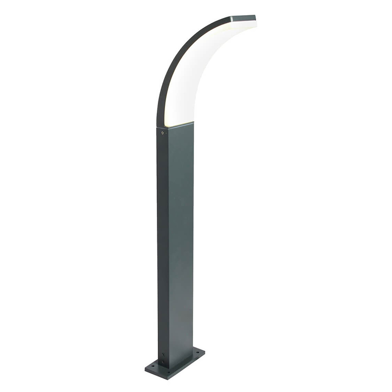 Уличный светильник Bogen Street Lamp Черный Белый Уличный светильник Bogen Street Lamp Черный Белый в Липецке | Loft Concept