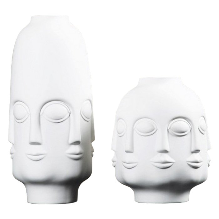 Ваза Budda Head Белый Ваза Budda Head Белый в Липецке | Loft Concept