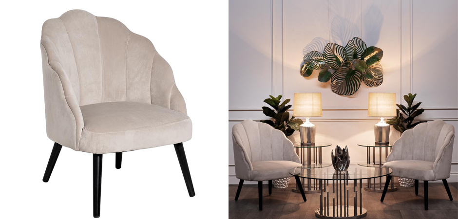 Кресло FolioFlower Armchair beige Кресло FolioFlower Armchair beige - Loft-Concept в Липецке