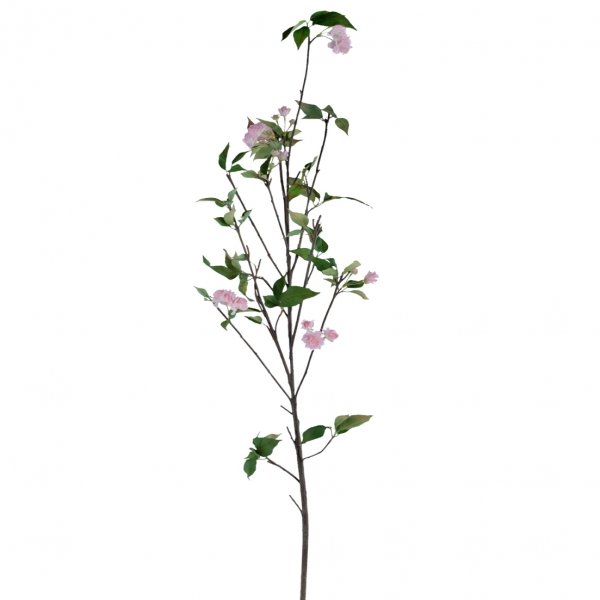 Декоративный искусственный цветок Blooming Tree Зеленый Белый Розовый Декоративный искусственный цветок Blooming Tree Зеленый Белый Розовый в Липецке | Loft Concept