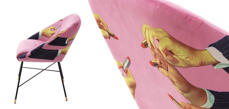 Кресло Seletti Padded Chair Lipsticks Pink Кресло Seletti Padded Chair Lipsticks Pink - Loft-Concept в Липецке