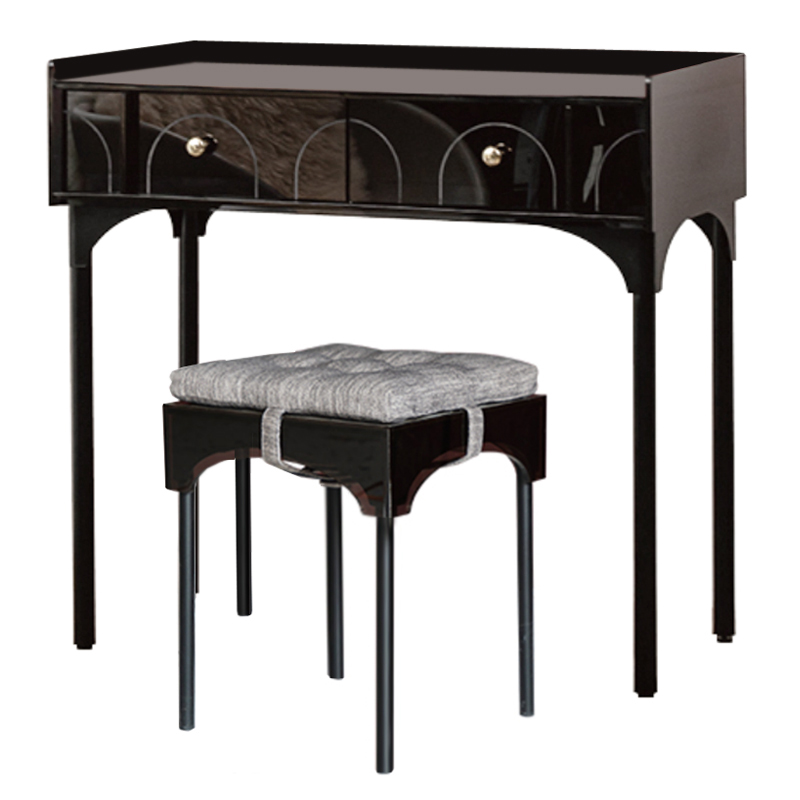 Трельяж из акрила Acrylic Dressing Table Черный Серый Трельяж из акрила Acrylic Dressing Table Черный Серый в Липецке | Loft Concept