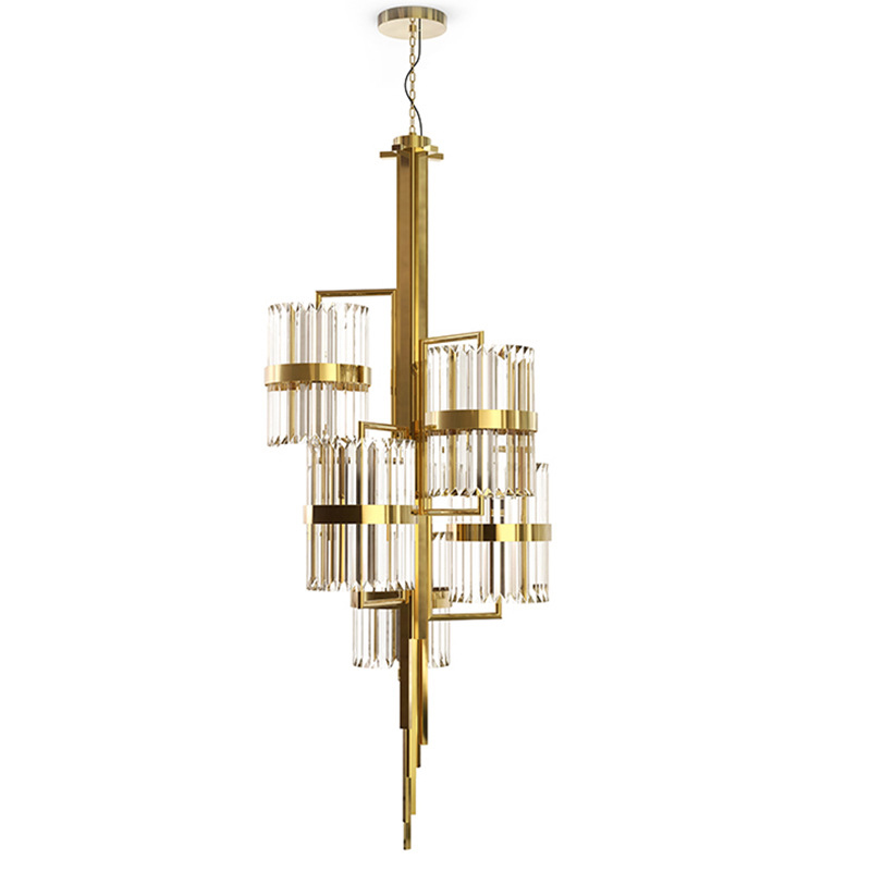 Люстра Luxxu Liberty Chandelier Глянцевое золото Прозрачный Люстра Luxxu Liberty Chandelier Глянцевое золото Прозрачный в Липецке | Loft Concept