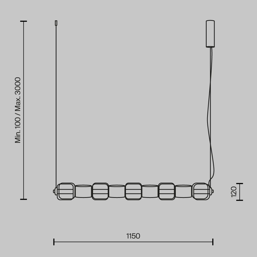 Подвесной светильник Ritmo 3000К 22Вт в Липецке