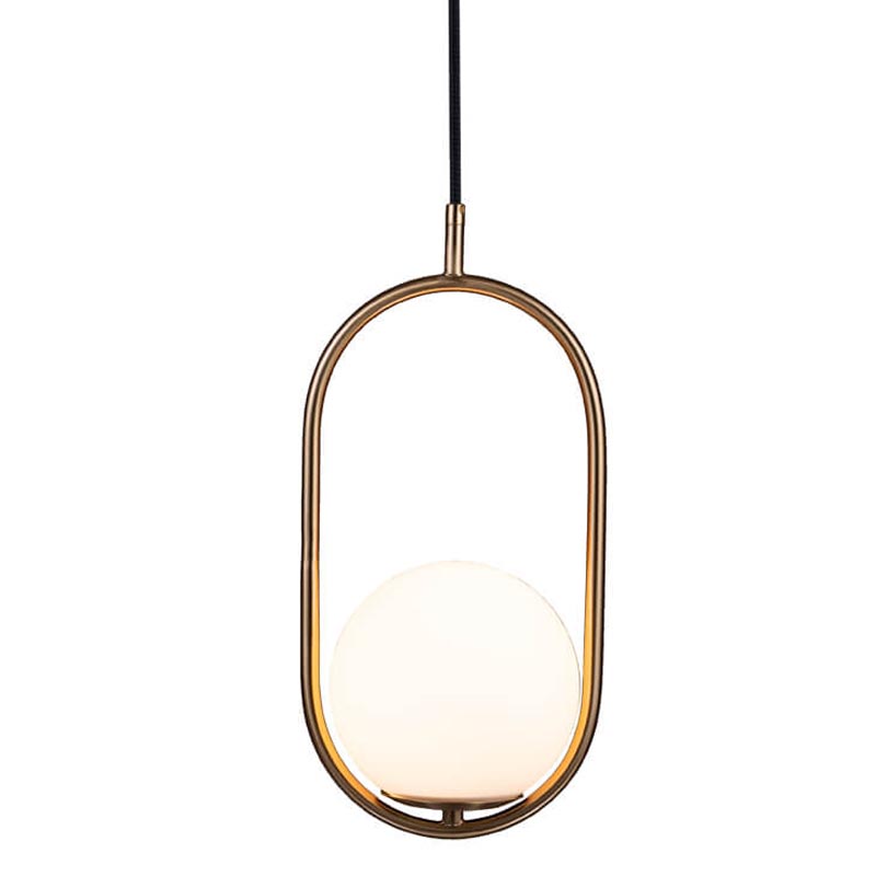 Подвесной светильник B.LUX C Ball oval copper Белый Медь Подвесной светильник B.LUX C Ball oval copper Белый Медь в Липецке | Loft Concept