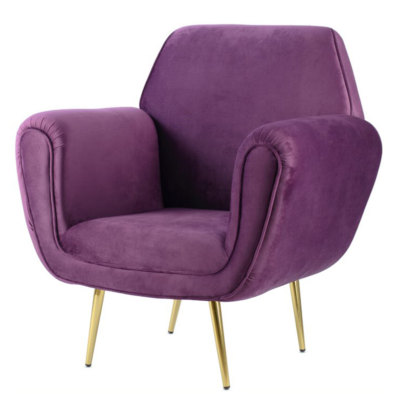 Кресло Lounge Chairs Gigi Radice purple Фиолетовый Кресло Lounge Chairs Gigi Radice purple Фиолетовый в Липецке | Loft Concept