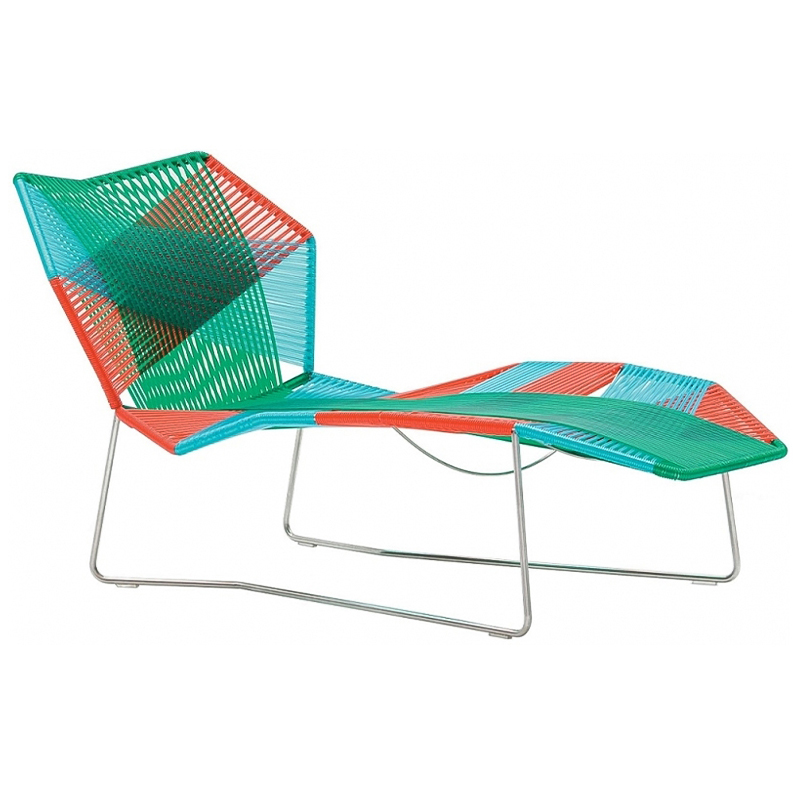 Шезлонг Moroso Chaise Longue Tropicalia Мульти Зеленый Красный Бирюзовый Шезлонг Moroso Chaise Longue Tropicalia Мульти Зеленый Красный Бирюзовый в Липецке | Loft Concept