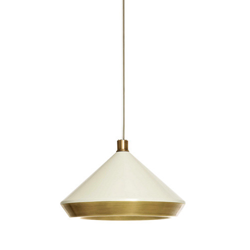 Подвесной светильник Bert Frank SHEAR Pendant белый Белый Золотой Подвесной светильник Bert Frank SHEAR Pendant белый Белый Золотой в Липецке | Loft Concept