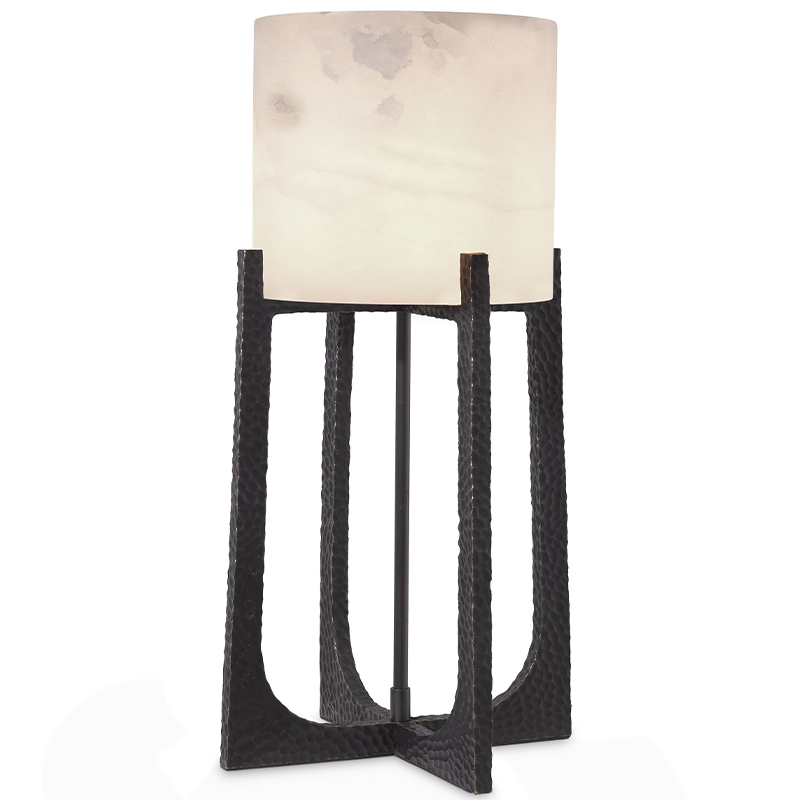 Настольная лампа Eichholtz Table Lamp Frazer S Белый Черный Темная бронза Настольная лампа Eichholtz Table Lamp Frazer S Белый Черный Темная бронза в Липецке | Loft Concept