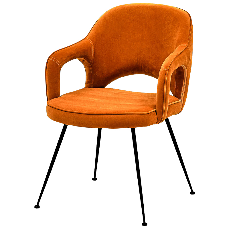 Стул Taube Stool Orange Оранжевый Черный Стул Taube Stool Orange Оранжевый Черный в Липецке | Loft Concept