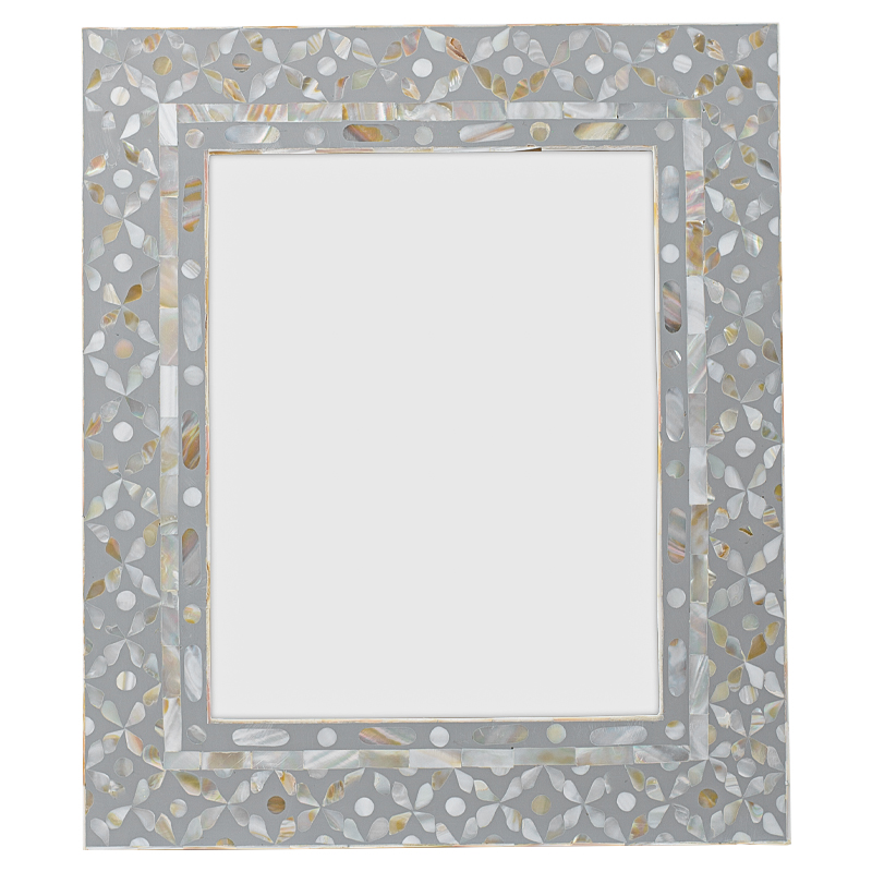 Рама для фото Bone Inlay Pearl Gray L Перламутровый Серый Рама для фото Bone Inlay Pearl Gray L Перламутровый Серый в Липецке | Loft Concept