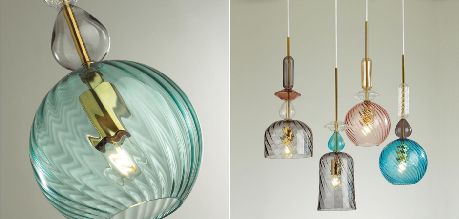 Подвесной Geometry Glass Бирюзовый Подвесной Geometry Glass Бирюзовый - Loft-Concept в Липецке