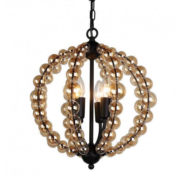 Люстра Amber Bamboo Pendant Черный Янтарь (Amber) Люстра Amber Bamboo Pendant Черный Янтарь (Amber) в Липецке | Loft Concept