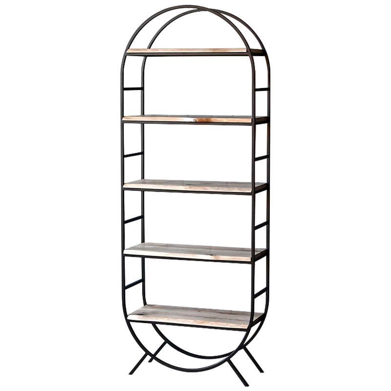 Стеллаж Lain Industrial Metal Rust Rack Черный Древесина Стеллаж Lain Industrial Metal Rust Rack Черный Древесина в Липецке | Loft Concept