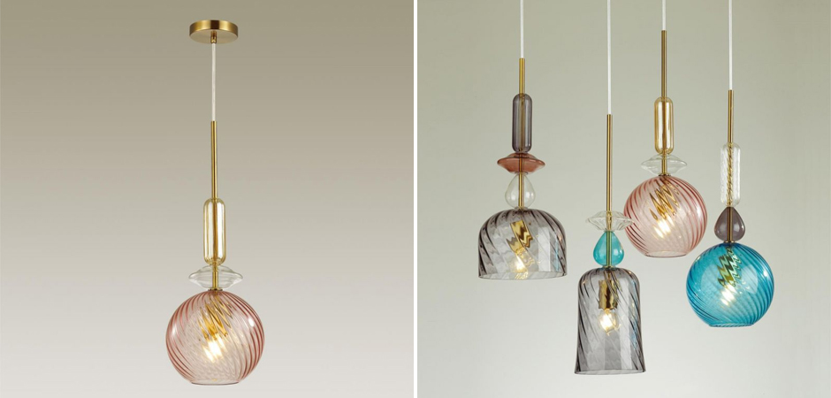 Подвесной Geometry Glass Розовый Подвесной Geometry Glass Розовый - Loft-Concept в Липецке