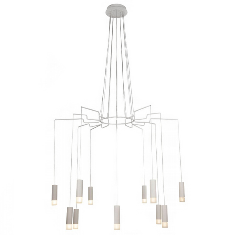 Wireflow LED White Suspension lam 12 патронов Белый Wireflow LED White Suspension lam 12 патронов Белый в Липецке | Loft Concept
