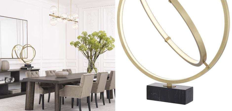 Настольная лампа Eichholtz Table Lamp Cassini Настольная лампа Eichholtz Table Lamp Cassini - Loft-Concept в Липецке