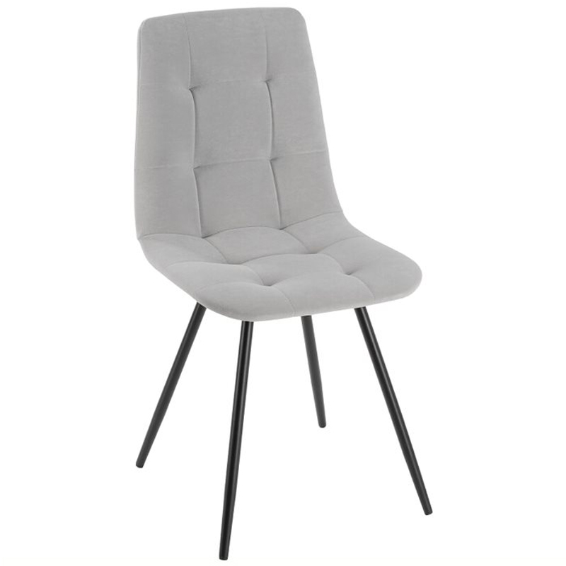 Стул Sargon Chair Светло-серый Черный Стул Sargon Chair Светло-серый Черный в Липецке | Loft Concept