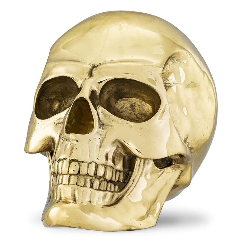 Статуэтка Philipp Plein Gold Skull Element Золотой Статуэтка Philipp Plein Gold Skull Element Золотой в Липецке | Loft Concept