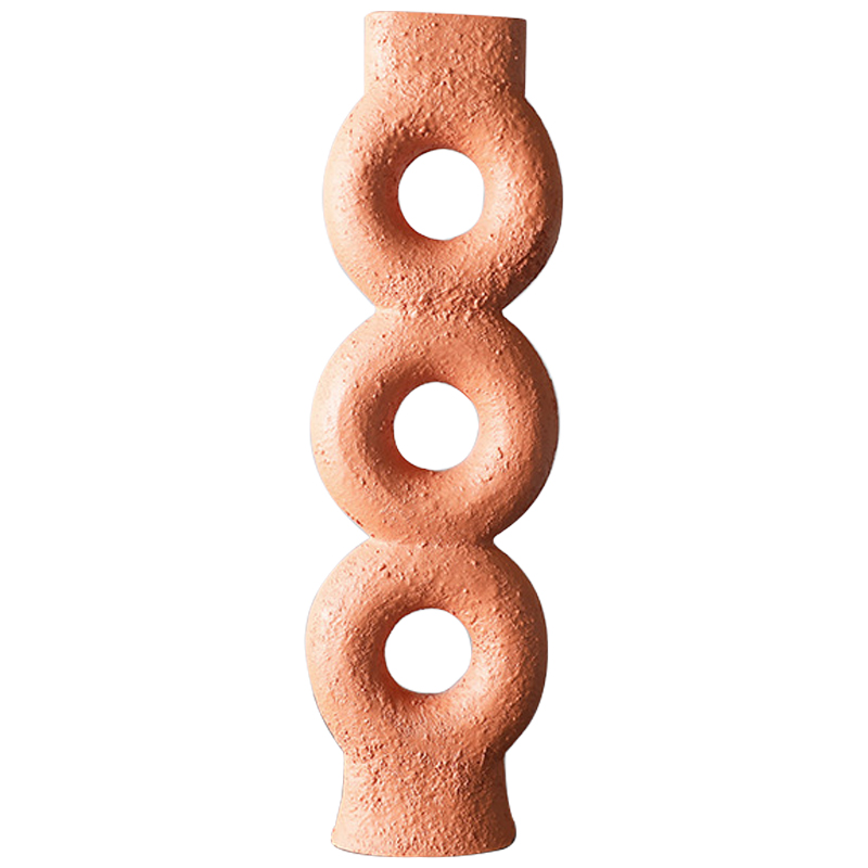 Ваза Sculpted Ceramic Vase by Faina Коричневый Ваза Sculpted Ceramic Vase by Faina Коричневый в Липецке | Loft Concept