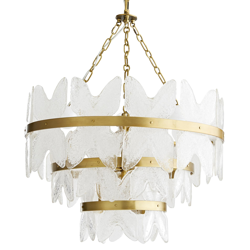 Люстра Arteriors MILLIE CHANDELIER Золотой Прозрачный Люстра Arteriors MILLIE CHANDELIER Золотой Прозрачный в Липецке | Loft Concept