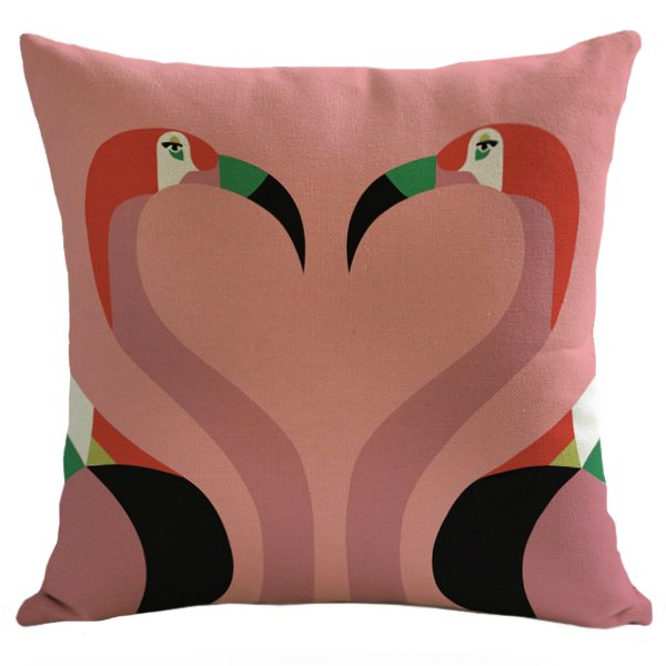 Декоративная подушка Flamingo #9 Мульти Декоративная подушка Flamingo #9 Мульти в Липецке | Loft Concept
