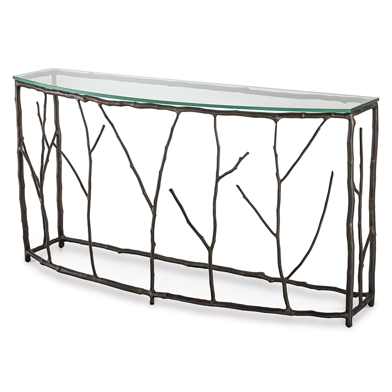 Консоль Eichholtz Console Table Antico L Прозрачное Стекло Темная бронза Консоль Eichholtz Console Table Antico L Прозрачное Стекло Темная бронза в Липецке | Loft Concept