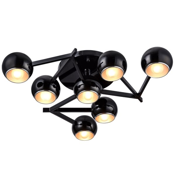 Потолочная люстра Galaxy Chandelier Black Черный Потолочная люстра Galaxy Chandelier Black Черный в Липецке | Loft Concept
