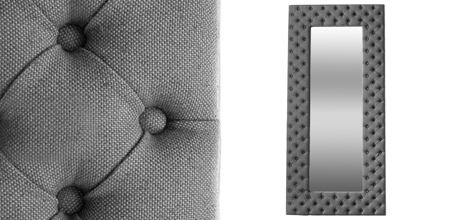 Зеркало Capitone Mirror Gray Зеркало Capitone Mirror Gray - Loft-Concept в Липецке