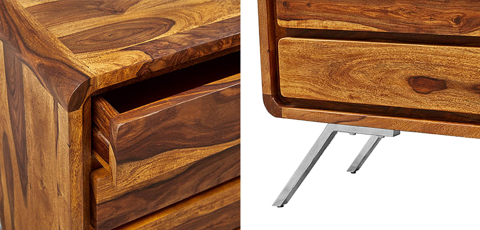 Комод деревянный на металлических ножках Liam Wood Commode Комод деревянный на металлических ножках Liam Wood Commode - Loft-Concept в Липецке